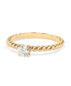 Solitaire Ring (Round), 0.3 ct — 101-10038(4.2) - Image 6