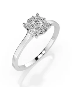 Solitaire Eternity Ring (Round), 0.06 ct — 101-10017/1(2.5)