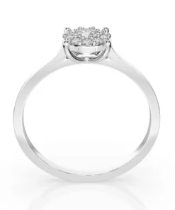 Alternative view of Solitaire Eternity Ring (Round), 0.06 ct — 101-10017/1(2.5)