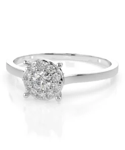Solitaire Eternity Ring (Round), 0.06 ct — 101-10017/1(2.5) - Image 3