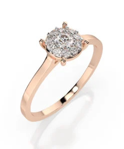 Solitaire Eternity Ring (Round), 0.06 ct — 101-10017/1(2.5) - Image 7