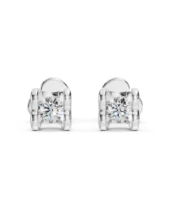Solitaire Butterfly Earring (Round), 0.2 ct — 102-10013/2(3.0)