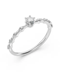 Solitaire Eternity Ring (Round), 0.2 ct — 101-10144(3.7)