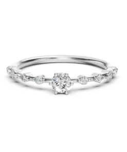 Solitaire Eternity Ring (Round), 0.2 ct — 101-10144(3.7) - Image 3