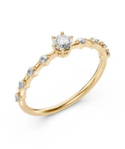 Solitaire Eternity Ring (Round), 0.2 ct — 101-10144(3.7) - Image 4