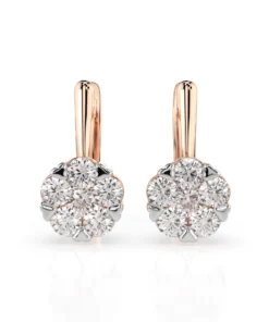 Illusion Earring (Round), 0.3 ct — 102-10015/1(3.4) - Image 7