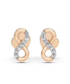 Minimalism Earring (Round), 0.09 ct — 102-10092 - Image 7