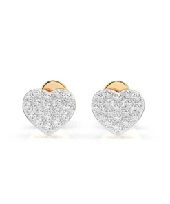 Illusion Earring (Round), 0.18 ct — 102-10097 - Image 4