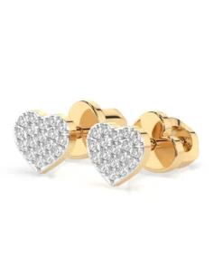 Illusion Earring (Round), 0.18 ct — 102-10097 - Image 6