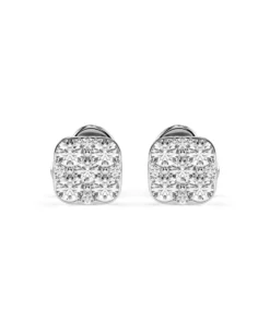 Illusion Earring (Round), 0.06 ct — 102-10107