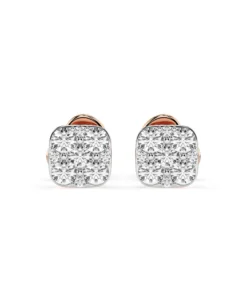 Illusion Earring (Round), 0.06 ct — 102-10107 - Image 7
