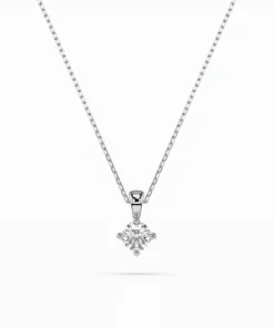 Solitaire Necklace (Round), 0.1 ct — 104-10011(3.0)