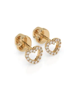 Minimalism Earring (Round), 0.14 ct — 102-10028 - Image 5
