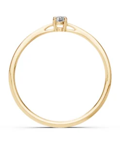 Solitaire Ring (Round), 0.06 ct — 101-10012/1(2.5) - Image 5