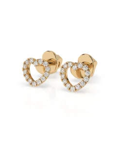 Minimalism Earring (Round), 0.14 ct — 102-10028 - Image 6