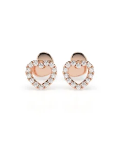 Minimalism Earring (Round), 0.14 ct — 102-10028 - Image 7