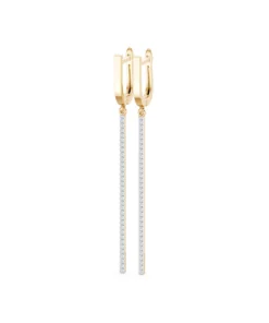 Minimalism Earring, 0.38 ct — 102-10129/2 - Image 5