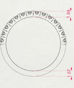 Eternity Ring (Round), 0.42 ct — 101-10112 - Image 11