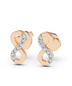 Minimalism Earring (Round), 0.09 ct — 102-10092 - Image 8