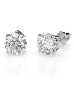 Solitaire Butterfly Earring (Round), 1.4 ct — 102-10012/1(5.7)