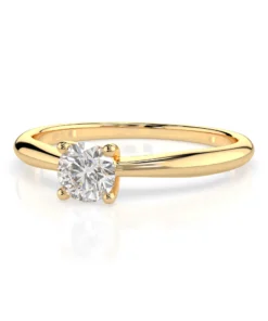 Solitaire Ring (Round), 0.3 ct — 101-10021(4.2) - Image 6