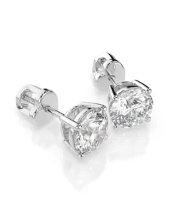 Solitaire Butterfly Earring (Round), 1.4 ct — 102-10012/1(5.7) - Image 3