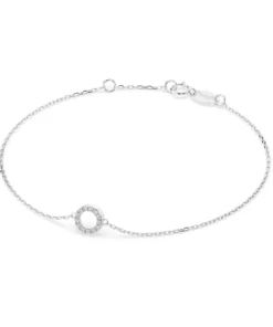 Minimalism Bracelet (Round), 0.07 ct — 105-10015 - Image 3