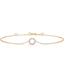Minimalism Bracelet (Round), 0.07 ct — 105-10015 - Image 4
