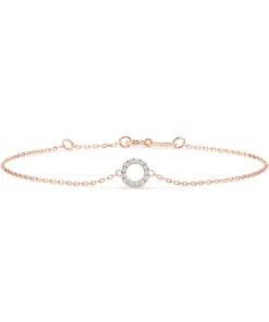 Minimalism Bracelet (Round), 0.07 ct — 105-10015 - Image 7