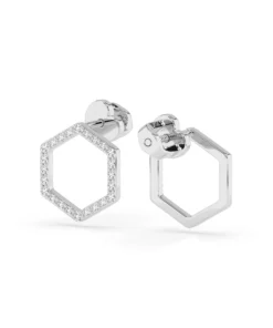Minimalism Earring (Round), 0.29 ct — 102-10167 - Image 3