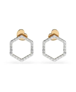 Minimalism Earring (Round), 0.29 ct — 102-10167 - Image 4