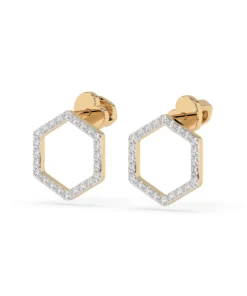 Minimalism Earring (Round), 0.29 ct — 102-10167 - Image 5