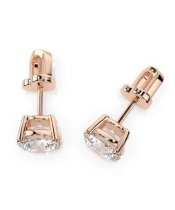 Solitaire Butterfly Earring (Round), 1.4 ct — 102-10012/1(5.7) - Image 8