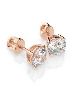 Solitaire Butterfly Earring (Round), 1.4 ct — 102-10012/1(5.7) - Image 9