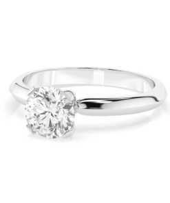 Solitaire Ring (Round), 0.5 ct — 101-10089(5.1) - Image 3