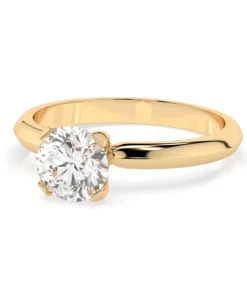 Solitaire Ring (Round), 0.5 ct — 101-10089(5.1) - Image 6