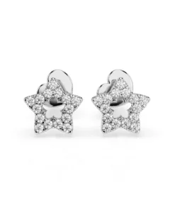 Minimalism Earring (Round), 0.18 ct — 102-10054