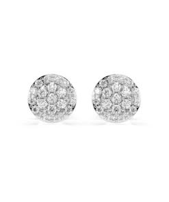 Illusion Earring (Round), 0.16 ct — 102-10072