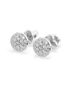 Illusion Earring (Round), 0.16 ct — 102-10072 - Image 3