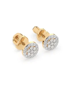 Illusion Earring (Round), 0.16 ct — 102-10072 - Image 5