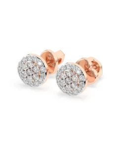 Illusion Earring (Round), 0.16 ct — 102-10072 - Image 9