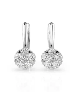 Illusion Earring (Round), 0.2 ct — 102-10015/1(3.0)