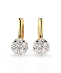 Illusion Earring (Round), 0.2 ct — 102-10015/1(3.0) - Image 4