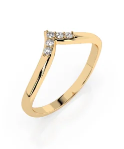 Minimalism Ring (Round), 0.05 ct — 101-10161/2 - Image 3