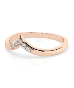 Minimalism Ring (Round), 0.05 ct — 101-10161/2 - Image 8