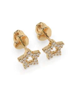 Minimalism Earring (Round), 0.18 ct — 102-10054 - Image 5