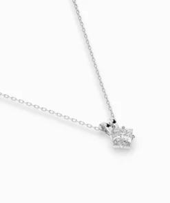 Solitaire Necklace (Princess), 0.3 ct — 104-10070(0.30)PR - Image 3