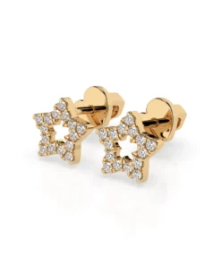 Minimalism Earring (Round), 0.18 ct — 102-10054 - Image 6