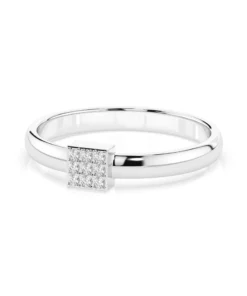 Illusion Ring (Round), 0.05 ct — 101-10063 - Image 3
