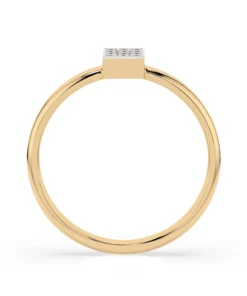 Illusion Ring (Round), 0.05 ct — 101-10063 - Image 5